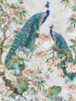 Простынь Сказка "Павлины" 150х215 см, перкаль