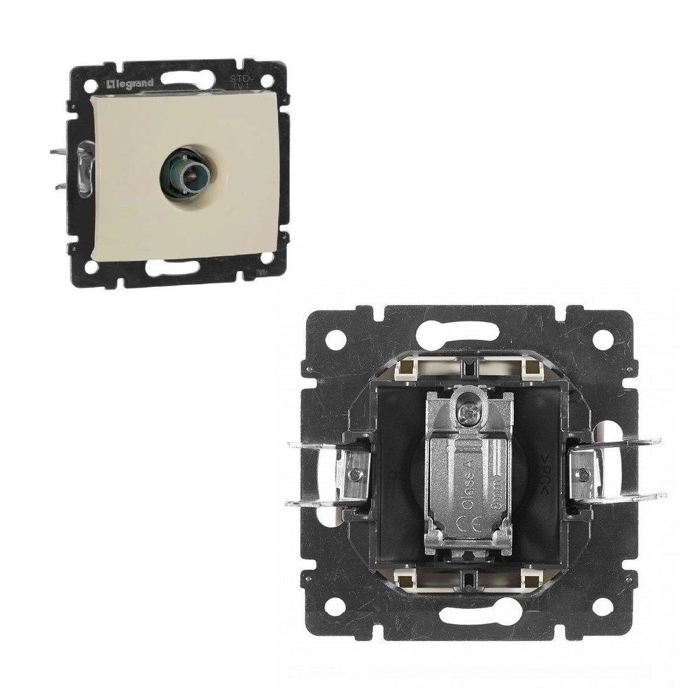 4329/4429 Розетка TV слоновая кость