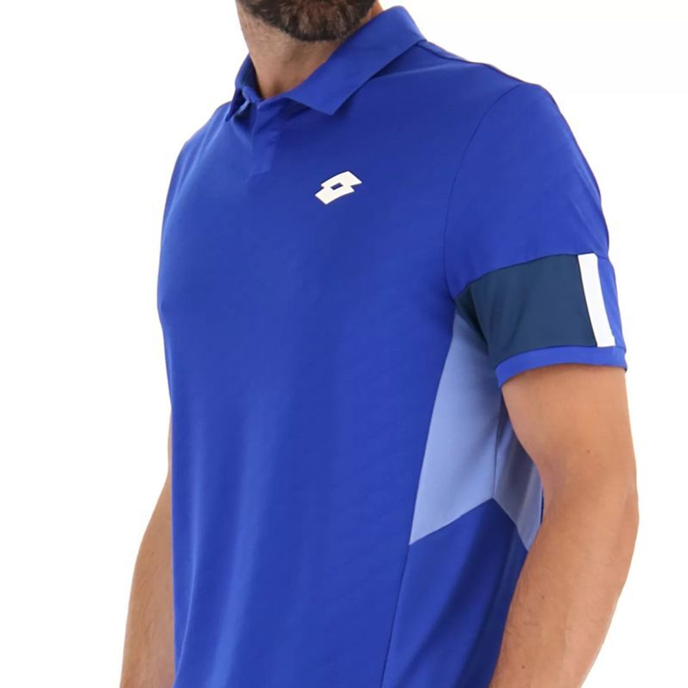 Мужское теннисное поло Lotto Tech и - D1 Polo - royal gem