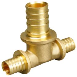 Тройник ONE PLUS переходной 20-16-16 латунь акс. (110/10)