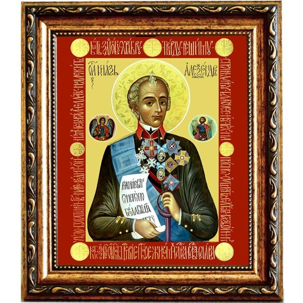 Александр Суворов "Христов воин". Икона на холсте