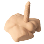 Телесный мужской полуторс с фаллоимитатором SILEXD Apollo S 7 (Цвет: телесный)