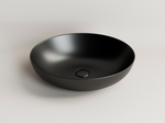 Умывальник чаша накладная овальная (цвет Черный Матовый) Element 520x395x130мм
