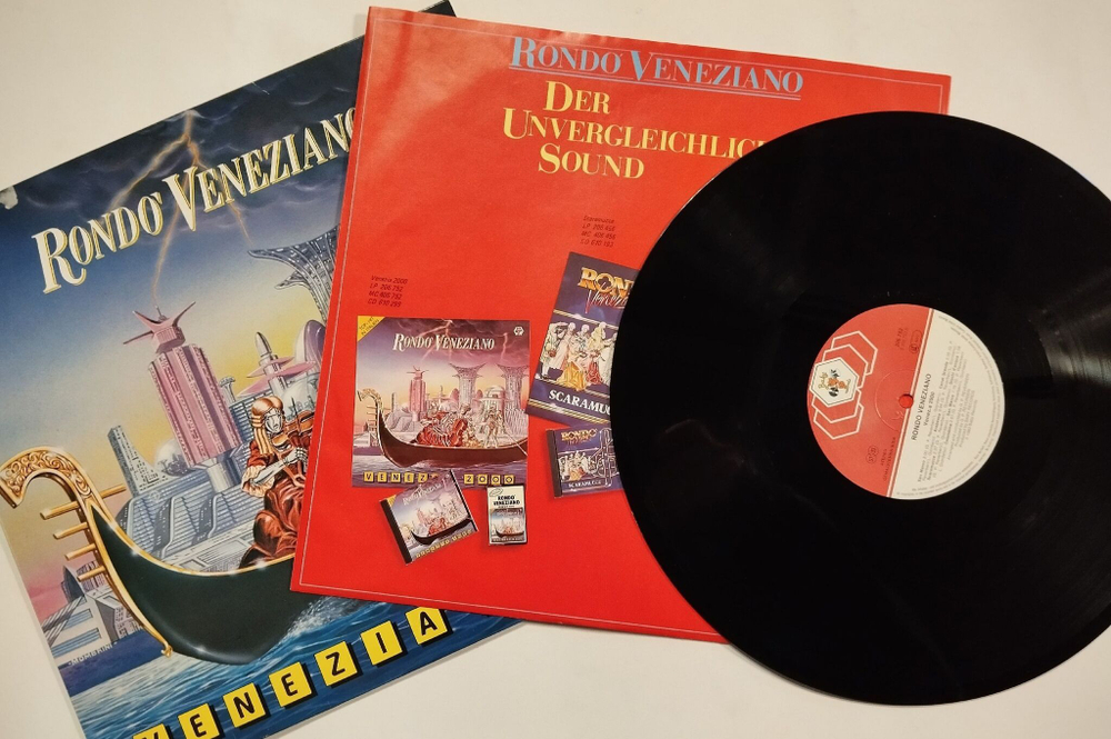 Винтажная виниловая пластинка LP Rondo Veneziano Venezia 2000 (Germany 1985)