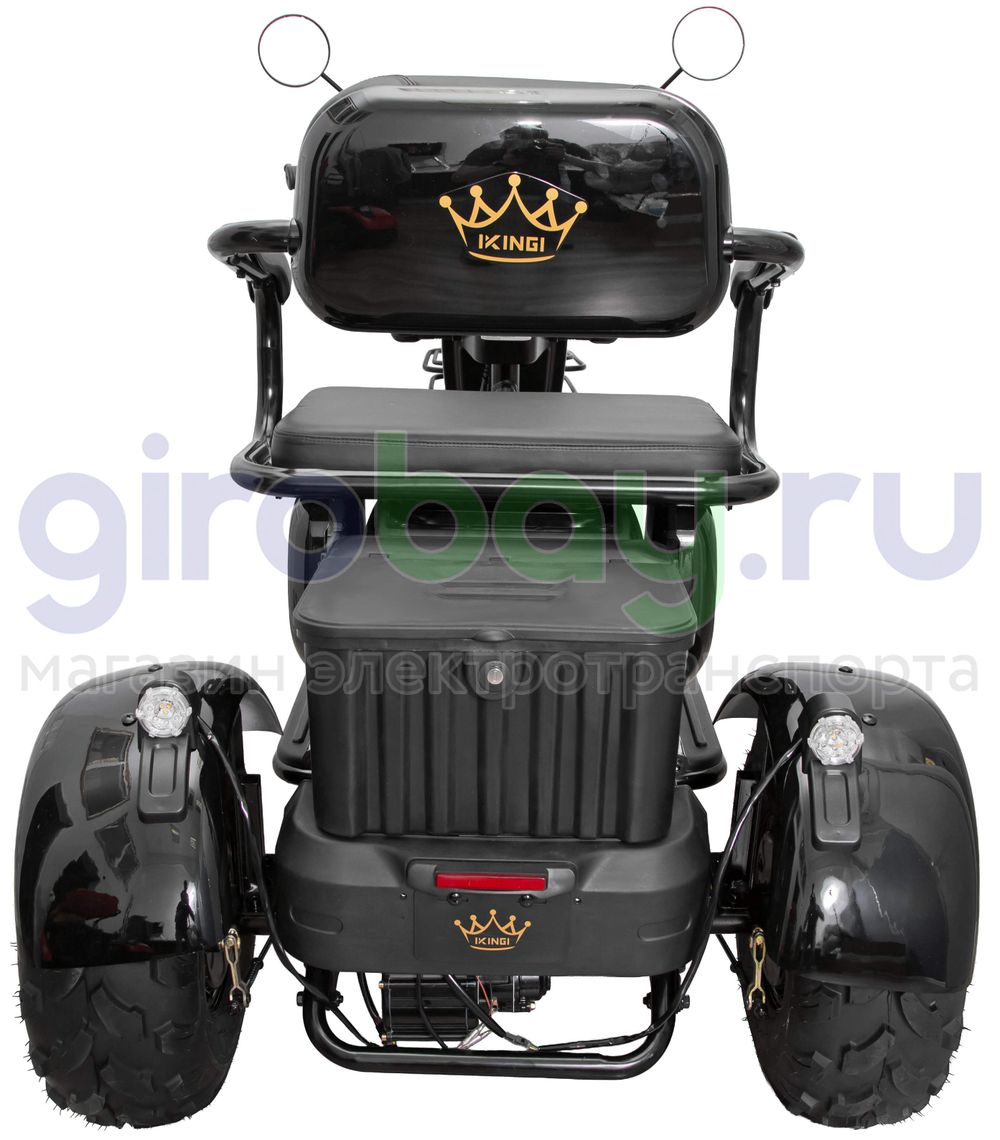 Электротрицикл IKINGI T3 Pro MAX 1000W (60V/30Ah) - Чёрный фото №18
