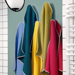 Вафельное полотенце с уголком (желтый)