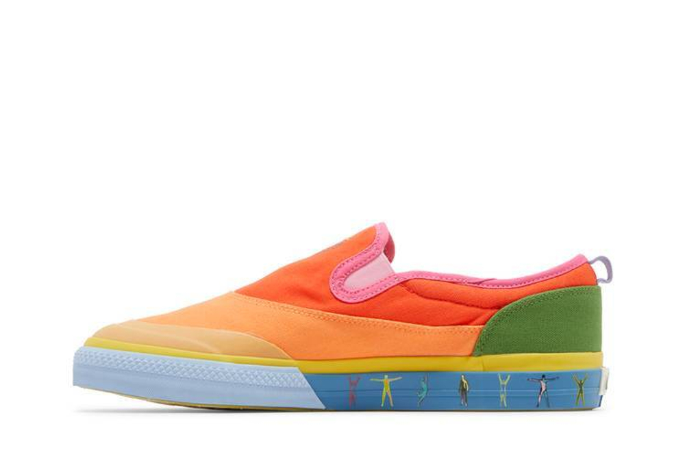 Кроссовки Adidas Originals Nizza Slip-On Pride
