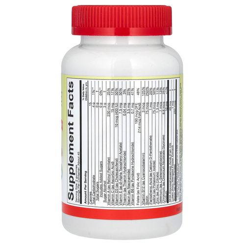 ChildLife Essentials, Мультивитаминные жевательные мармеладки, без сахара, натуральная клубника и лимон, 90 жевательных таблеток