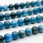 Апатит, диаметр 7,2-7,5 мм, цена за 12-13 шт (1/4 нити)