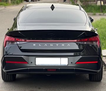Спойлер M Style Hyundai Elantra 2020+ чёрный глянец