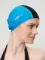Шапочка для плавания лайкровая Sargan Классика унисекс голубой/черный