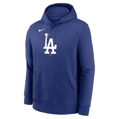 Толстовка Nike MLB Club Fleece Logo Los Angeles Dodgers Navy Blue Sweatshirt