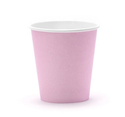 Стаканы (180 мл) Розовый, 6шт.