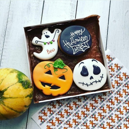 Имбирные пряники Хэллоуин
