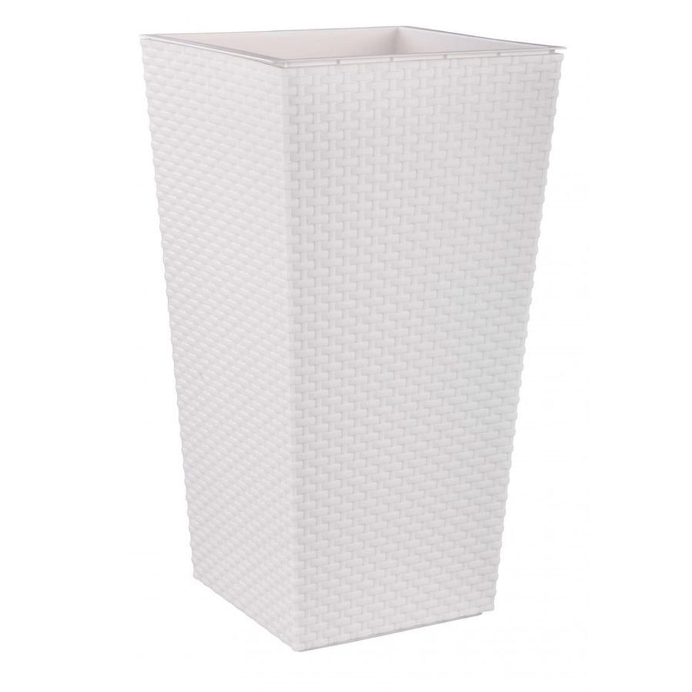 КАШПО НАПОЛЬНОЕ АЛЬТЕРНАТИВА РОТАНГ 340Х320Х615ММ БЕЛ М7128