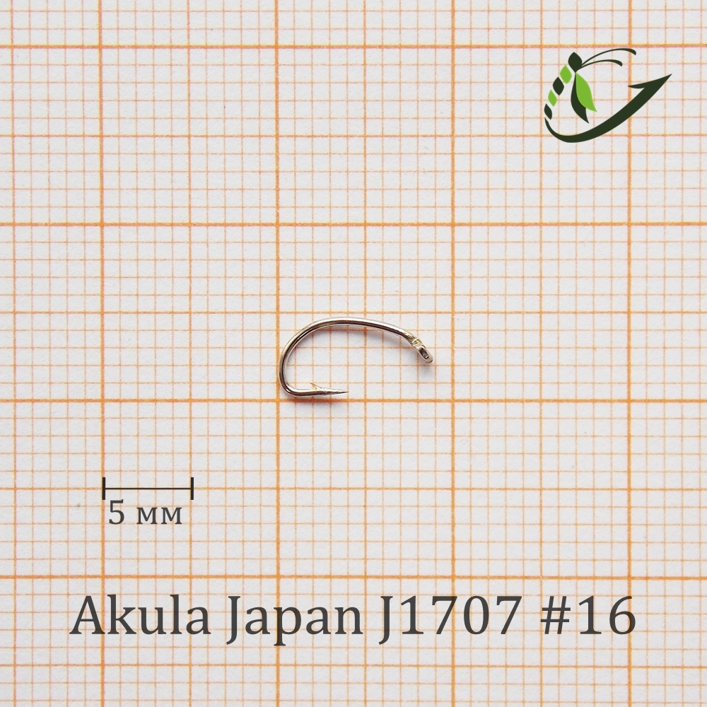 Крючок Akula Japan J1707 (Scud) 5000 шт