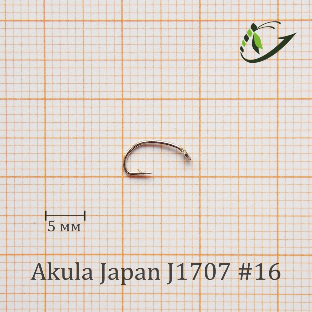 Крючок Akula Japan J1707 (Scud) 5000 шт