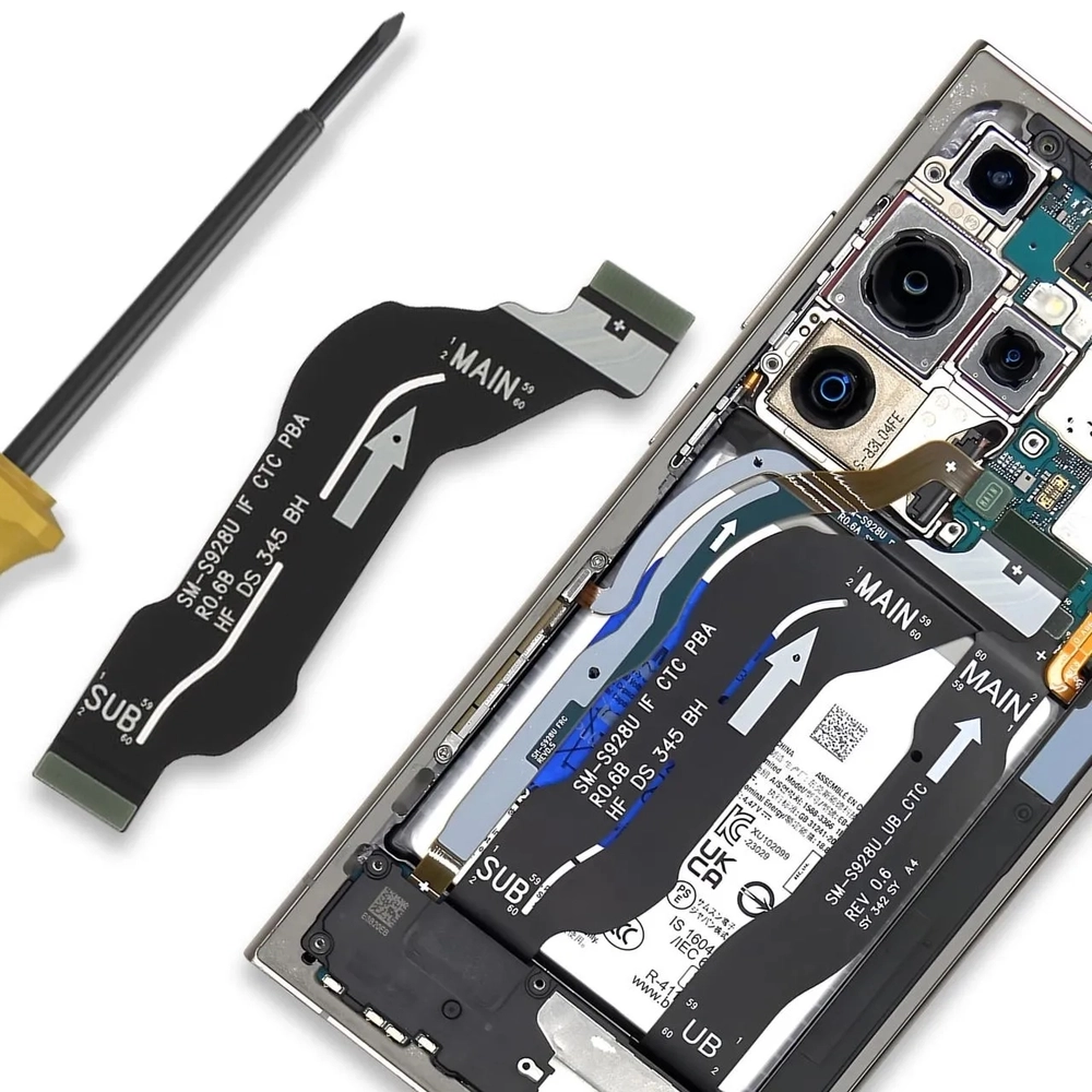 Samsung Galaxy S24 Ultra (SM-S928B) шлейф межплатный (SUB-IF CTC) (ORIG-SP)