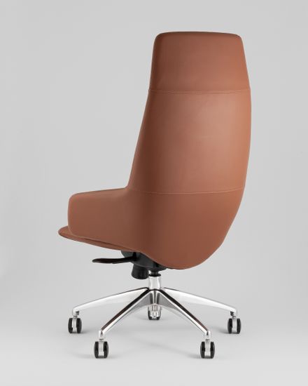 Кресло руководителя TopChairs Bow шоколадный