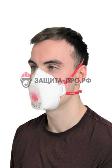 Медицинский респиратор WALL AIR 99НK, FFP3, с клапаном выдоха
