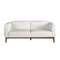 Трехместный диван Angel Cerda 5353-3P, белая кожа