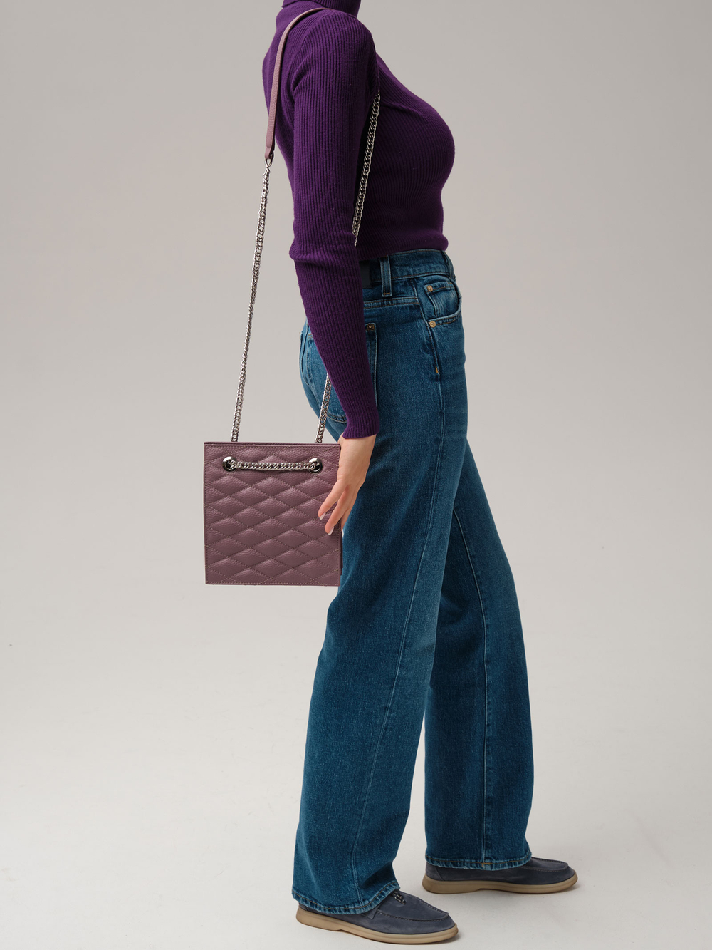 Сумка Azaro 30781 лиловая тень