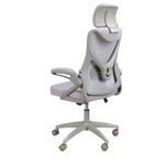 Вращающееся офисное кресло 4153 из серой ткани