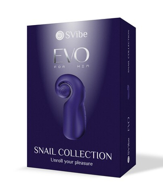 Инновационный SVibe EVO мастурбатор, синий