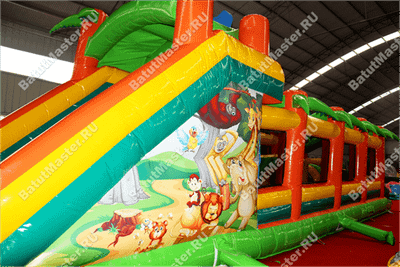 Надувная полоса препятствий "Пальмовый оазис"