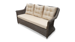 Диван садовый плетеный из искусственного ротанга OPAL 3-х местный