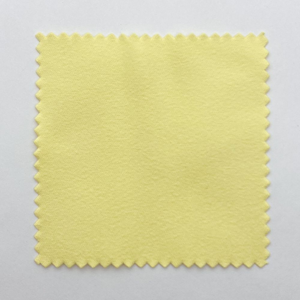 Тканевая салфетка для бижутерии, цвет желтый, размер 8*8 см, цена за набор 5 шт