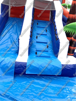 Коммерческий надувной водный батут с бассейном «Домик у моря» 10*7*5 м