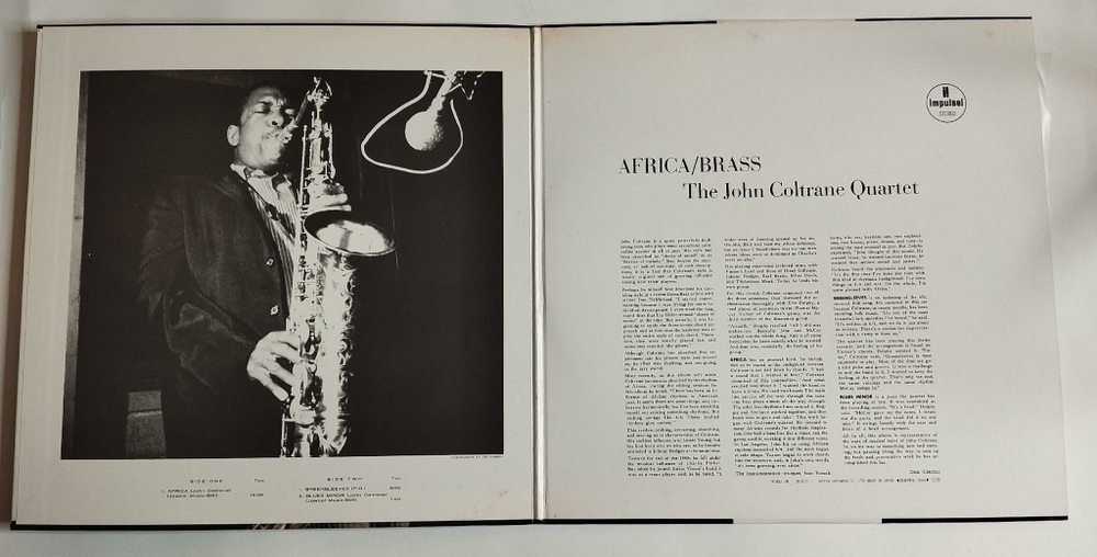 Винтажная виниловая пластинка The John Coltrane Quartet Africa Brass (Japan 1977) (No Obi)