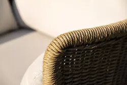 "Аликанте" лаунж-зона из искусственного ротанга, цвет соломенный