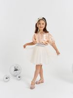 Юбка из фатина "Молоко"