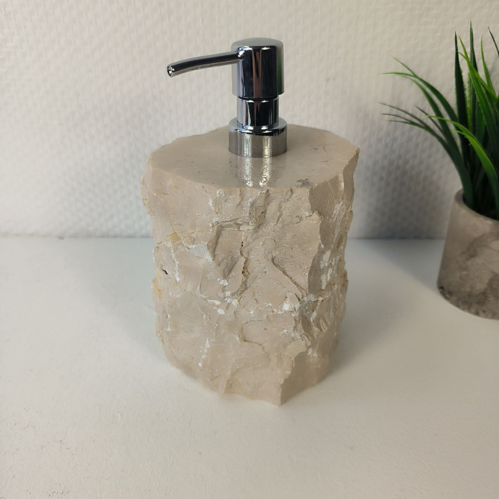 Дозатор для мыла из мрамора Cream Erozy DM-65299 (15см*12см) 0893