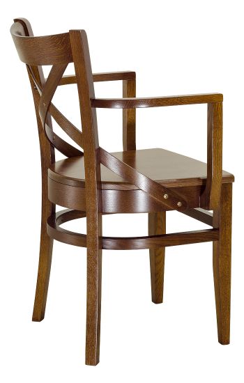 Кресло Соло (дуб/тон 344/жесткое сиденье)