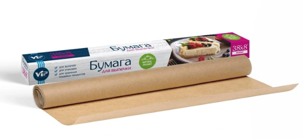 1604021 Бумага для выпечки 38смх8м