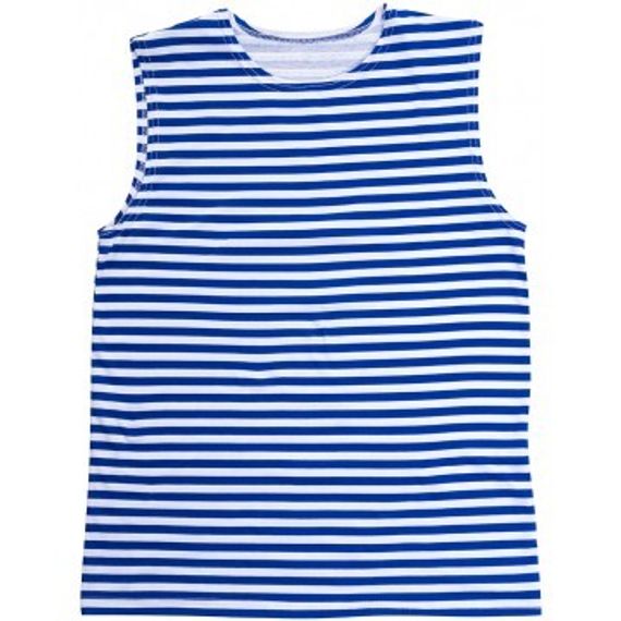 Майка-тельняшка Helios кулирка голубая полоса р. 56