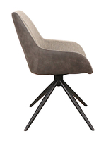 Стул поворотный 180 LA ALTA MONICA, серый