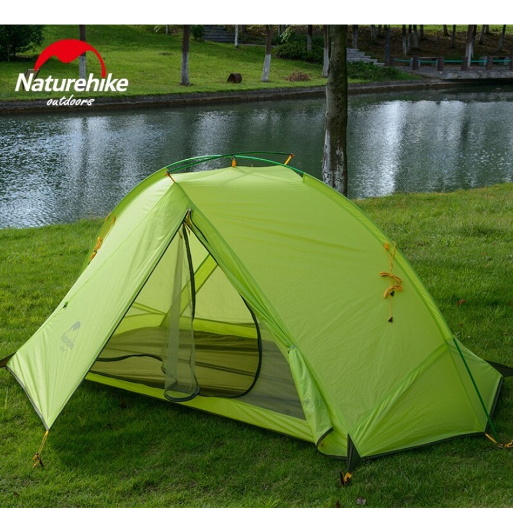 Палатка Naturehike Tagar Si 1-местная, алюминиевый каркас, сверхлегкая, зеленая