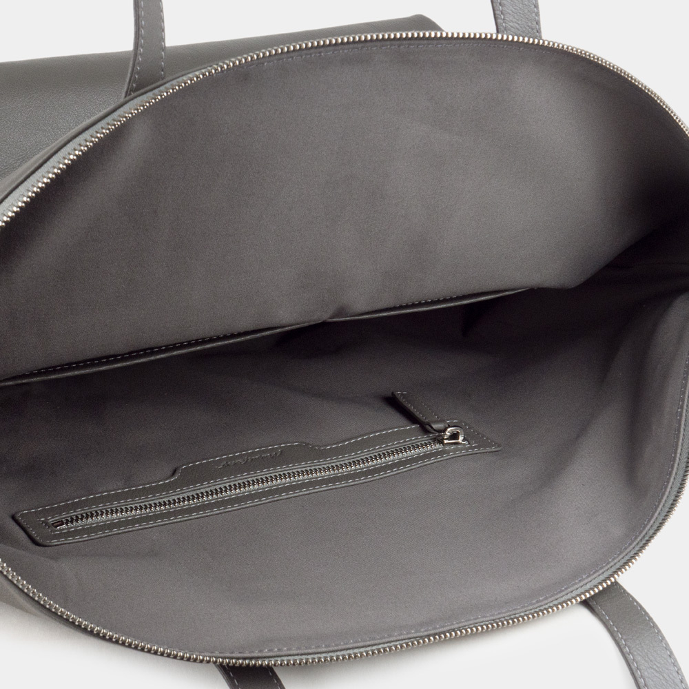 Сумка Giselle из кожи теленка, серого цвета