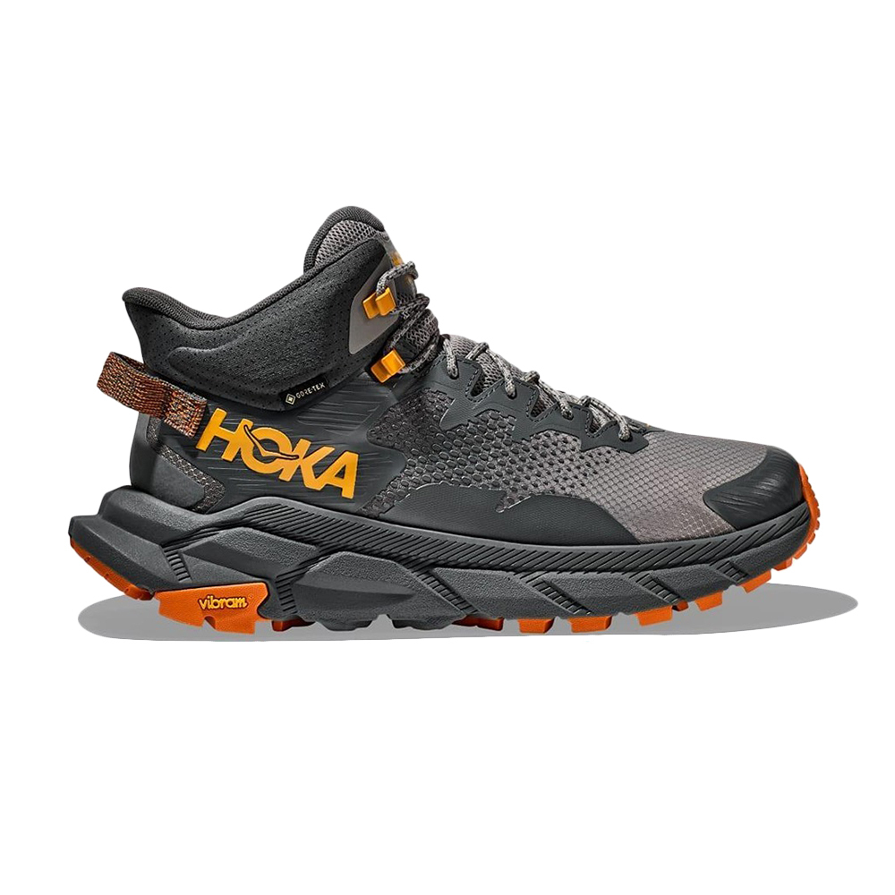 Ботинки мужские HOKA M TRAIL CODE GTX Castlerock / Persimmon Orange