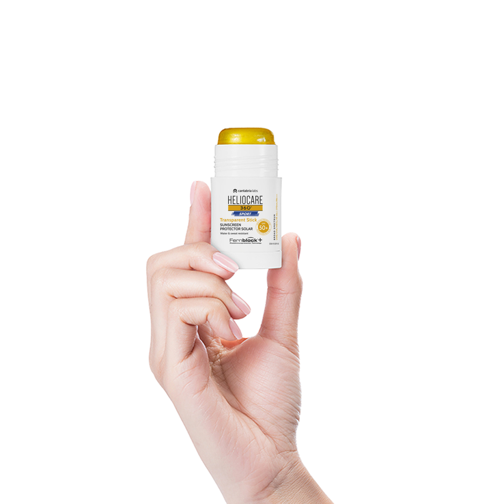 Солнцезащитный спорт стик Cantabria SPG50 + Heliocare 360 Sport Transparent Stick 25 г