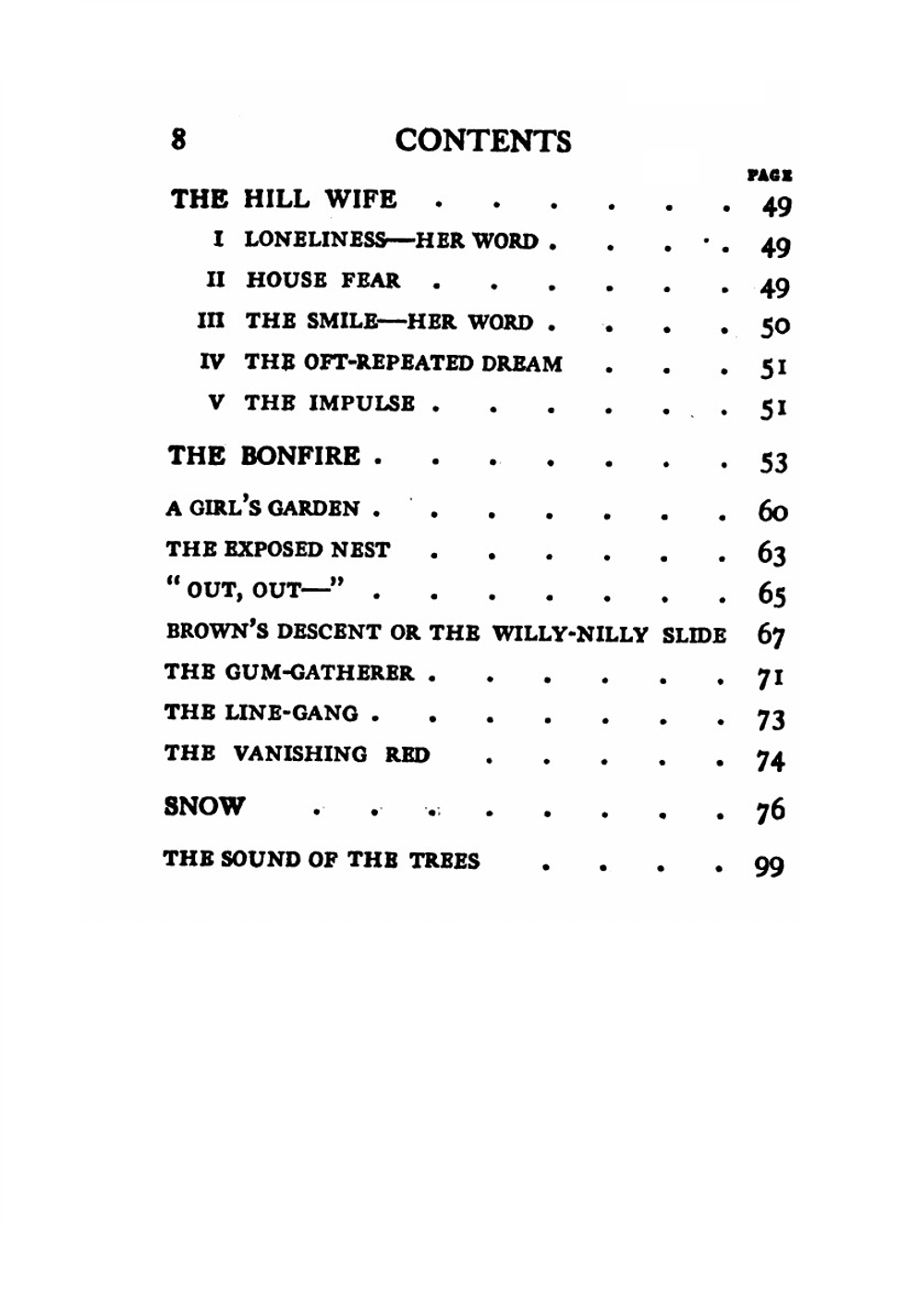 Mountain interval | R. Frost
