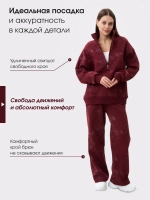 костюм спортивный утепленный на молнии без капюшона