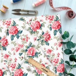 Ткань премиум бифлекс песня цветущих пионов