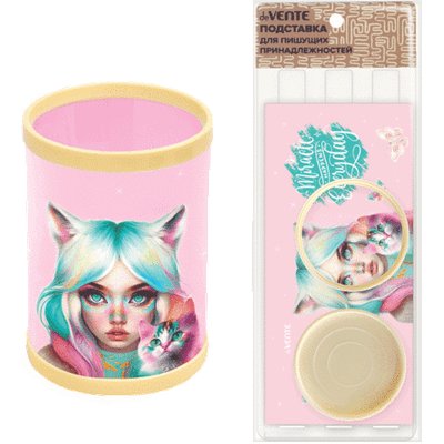 Подставка для пишущих принадлежностей пластиковая "Miracle" (deVENTE)