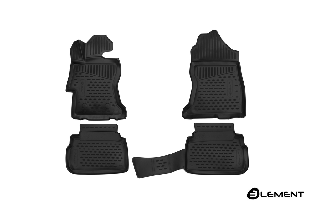 Коврики в салон для SUBARU XV, 2017-, 4 шт. (полиуретан) ELEMENT3D4622210K