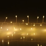 Гирлянда для дома 2,0 м 150 ламп LED «Мишура», IP-40, Теплый белый